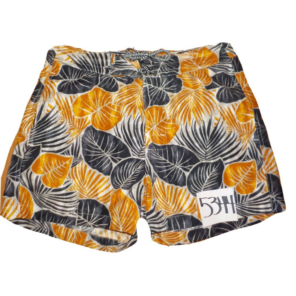 ACA Joe Tropical Swim Shorts Built-in Undergarment Womens (30 x 3)